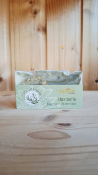 Haarseife Rosmarin-Zedernholz 95g